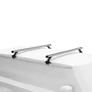 Thule Roof Bars Rain Gutter Pro BAR Evo Silver for Chevrolet Cavalier Hatchback