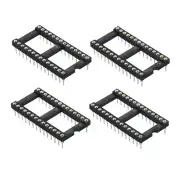 4pcs DIP IC Chip Socket Adapter Round Pin 32P 2.54mm Pitch IC Socket 15.2mm