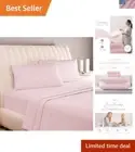 4-Piece California King Sheet Set - OEKO-TEX Certified Luxury Cotton Bedding