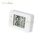 Wireless Digital Refrigerator Freezer Thermometer Temp Alarm 2 In/Outdoor