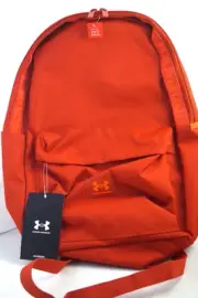 UNDER ARMOUR RED CANVAS BACKPACK 15" UA STORM WATER-REPELLENT NEW