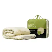 MiniJumbuk Sleep Restful Mattress Topper 100% Australian Wool & Made