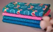 Polka Dot Chickens-A 4 Fat Quarters Bundle, 1 Yard Total, 100% cotton fabric