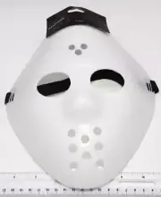 Plastic Halloween White Hockey Mask Friday The 13th Costume Jason