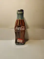 1997 Coca-Cola Bottle Shaped Tin with Carmal Popcorn