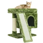 YANDLVY Small Cat Tower for Cats, Cute Cat Tree for Indoor Cats, Kittens Condo