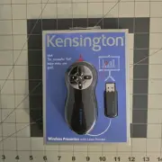 Kensington Wireless Presenter With Laser Pointer & Dongle NIB