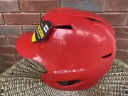 NEW EVOSHIELD XVT SCION BATTING HELMET ADULT SMALL MEDIUM RED WILSON 7-7 1/2 S/M