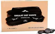 Shilajit Dry Drops from Pure Himalayan Shilajit ® - 60 Counts, 2 Month Supply, Original Siberian Shilajit, 100% Pure, Trace Minerals & Fulvic Acid