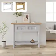 Mexican Pine Console Table Side Cabinet Corona Range White/Light Wood vidaXL