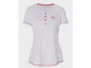 Peter Alexander Women’s Grey Henley Sleep Tee - Size XS BNWT