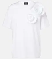 [Simone Rocha] Simone Rocha Boy floral-appliqué cotton T-shirt AU 12 white