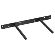 12 Inch Wall Mounting Floating Shelf Bracket Blind Shelf Support, Black
