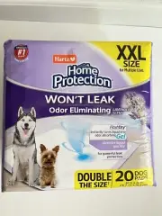Hartz Home Protection Size 2XL Dog Pad 20CT Lavender Scent Double The Size