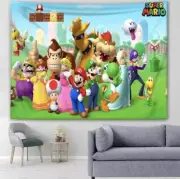 Super Mario Bro Tapestry 150x130 Cm Party Supplies Photo Backdrop