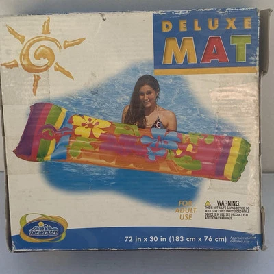 Intex The Wet Set Deluxe Hawaiian Flower inflatable pool mat-original Box