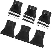 NAMOARLY Hair Dryer Nozzle Replacement 6pcs Nylon Hair Dryer Diffuser Styling Tool