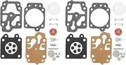[Jaxenor] Carburetor Repair Kit for Walbro 40 5 Chain Saw - Includes 2 Sets of Diaphragm, Gasket Paper, and Iron Rubber Components