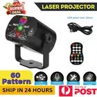 60Pattern Laser Projector Stage Light LED RGB Party KTV Club DJ Disco Light Vic