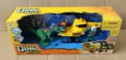 CHAP MEI , DINO VALLEY WITH HELICOPTER PLAYSET, 2020, MIB.