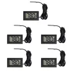 5Pcs Digital LCD Thermometer Temperature Digital LCD Fridge Thermometer Water Te