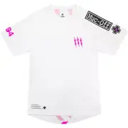 Muc-Off Rider Mens Short Sleeve MTB Mountain Bike Jersey White/Pink XS