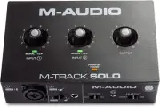 M-Audio M-Track Solo – USB Audio Interface for Recording, Streaming and Podcasti