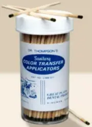Dr. THOMPSON'S COLOR TRANFER APPLICATORS Dental Tatoo indelible ink stick 50