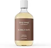 Deep Steep Bubble Bath, Vanilla Coconut, 17 Ounce
