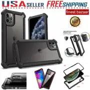 For iPhone 15 14 12 11 Pro Max XS 8 7 Plus SE Shockproof Rugged Clear Case Cover