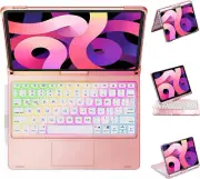 Backlight Keyboard Case for iPad 10.2" 9th 8th 7th Gen Touchpad 360 Rotate Cover