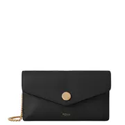 [Mulberry] Press Stud Pochette On Chain Micro Classic Grain