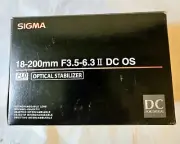 Sigma 18-200mm f/3.5-6.3 DC Macro OS HSM Lens For Nikon