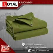 200CMx300CM Army Canvas Tarp Tarpaulin Durable Sun Blocked Waterproof Dustproof