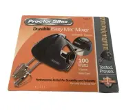 Mixer Proctor Silex Easy Mix 5 Speed 62507 Black Kitchen Baking NEW IN BOX