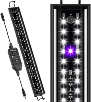 22W LED UVB Light for Reptiles, 27-INCH Aluminum Fixture, UVA UVB Light Contr...