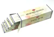White Musk Incense Sticks x 200 Box (HAND ROLLED) HEM