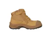 King Gee Ladies Tradie Zip/Lace Safety Work Boot K26491 - Wheat