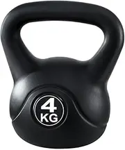 Everfit 4kg Kettlebell Set Weight Lifting Bench Dumbbells Kettle Bell Gym Home