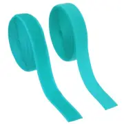 Sew on Hook and Loop Tape, 1 Inch Nylon Fastener Strips 5 Yards (Light Green)