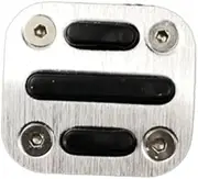 ZFGVGNMTYA Fit For Nissan Fit For Vertsa Note Sunny Fit For Micra Fit For Sylphy Fit For Livina Fit For X Trail T30 NO Drilling Car Styling Pedal Fuel Gas Brake Pedal Cover Pad Plate Pedals(Parking Pa