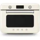 SMEG Retro Style Benchtop Combi-Steam Oven Cream COF01CRAU