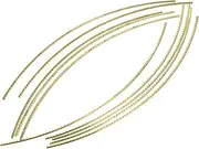 Levemolo Guitar Fret Wires 10pcs Brass Fret Wires for Guitar Repair and Fretboard Accessories