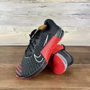 Nike Metcon 9 Mens Size 10.5 Black University Red Smoke Grey White FD5431 006
