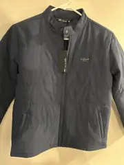 TRAVIS MATHEW Interlude Youth Puffer Jacket Boys Size M Mood Indigo
