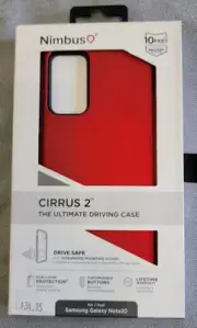 Nimbus9 Cirrus 2 Case for Samsung Galaxy Note 20 Red NIB
