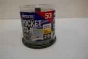 RARE New Open Box Memorex Blank Mini 3 Inch Data CDs CD-R 21 min 24X Pack of 45