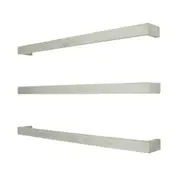 Radiant SBSTR-800 Heated/Non-Heated Single Square Towel Rail - 800mm - Brushed Satin (1 Piece)