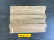 SAMPLE FEATURE WALL CLADDING 3D PANEL REAL WOOD RED OAK PANEL 14-2