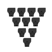 10Pcs D-Tap Dtap Male Rewirable Cable Socket Rig Battery R1R93224
